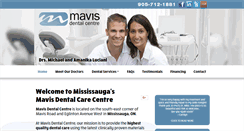 Desktop Screenshot of mavisdentalcentre.com